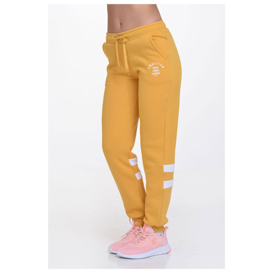 Target Γυναικείο παντελόνι φόρμας Cuffed Pants Fleece "Ambition"